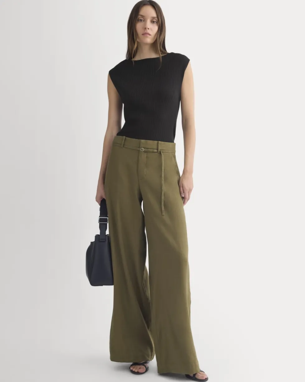 Boat-Neck Ribbed Knit