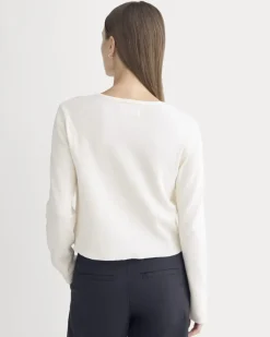 Boxy Henley in Cozy Waffle