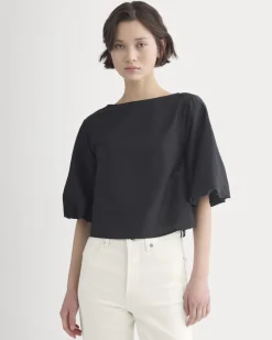 Bubble-Sleeve Top