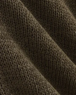 Button-Front Tank in Tape Yarn