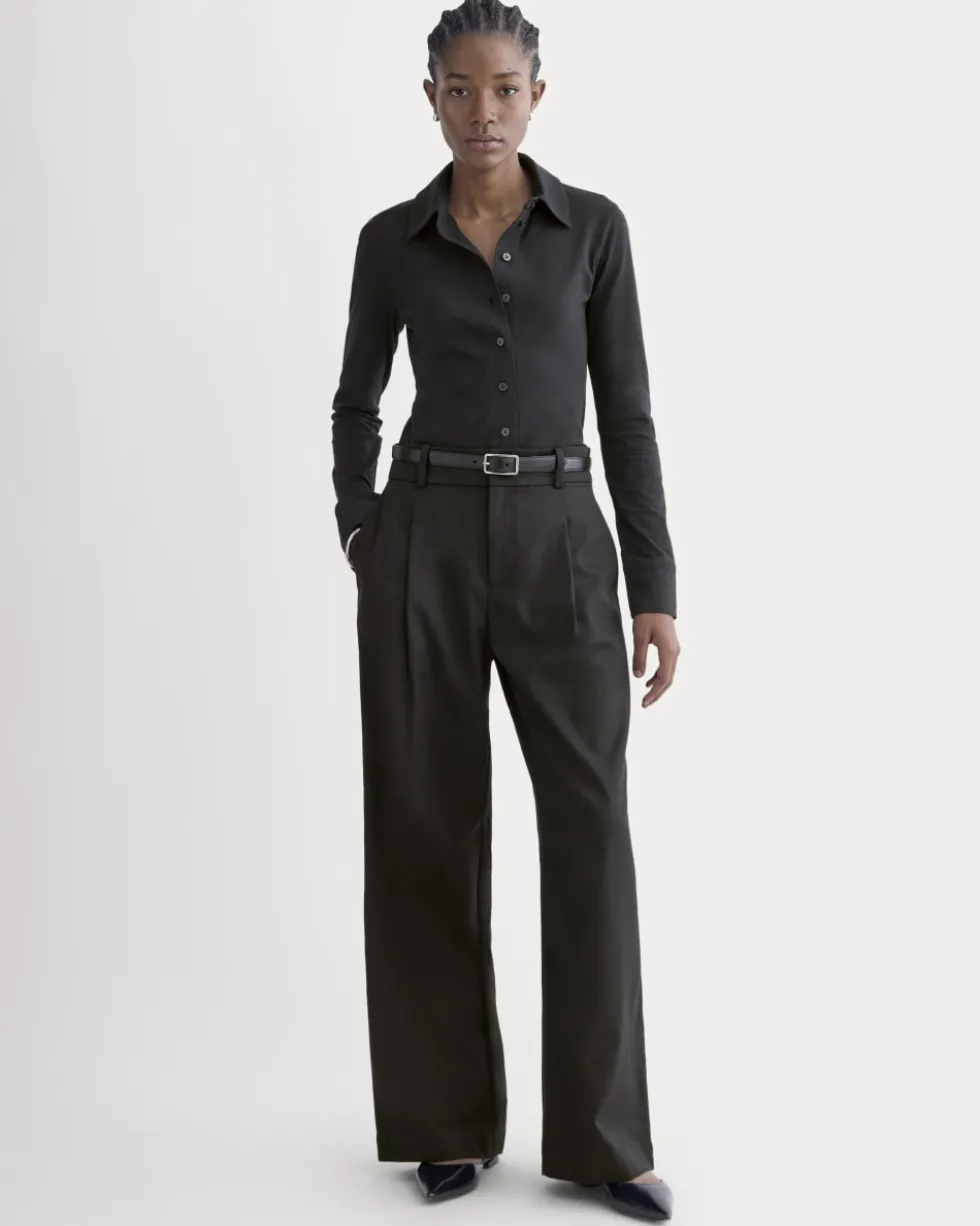 Button-Up Shirt in Essential Cotton