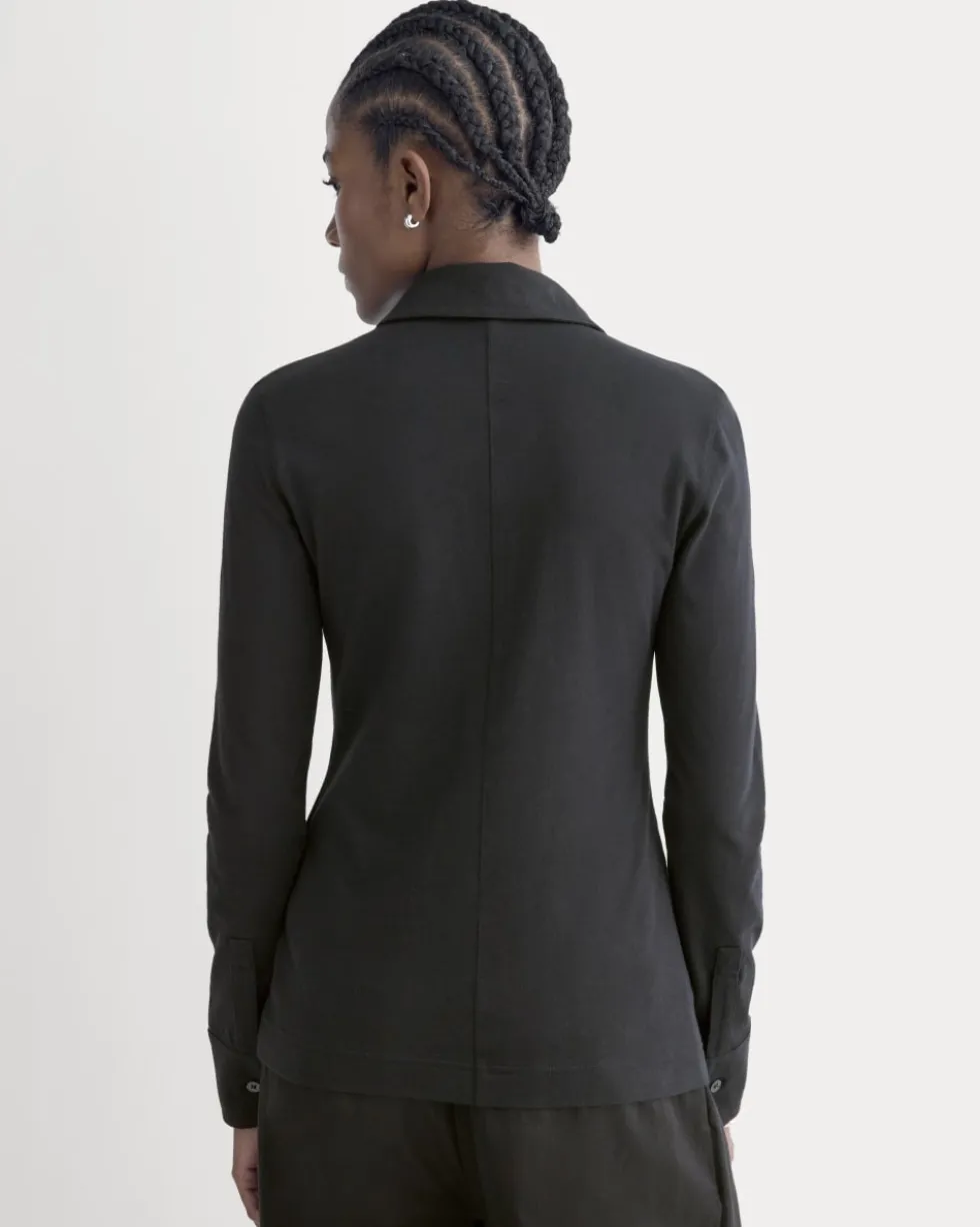 Button-Up Shirt in Essential Cotton