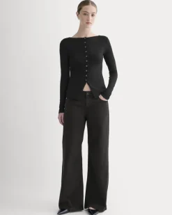 Button-Up Top in Butterluxe