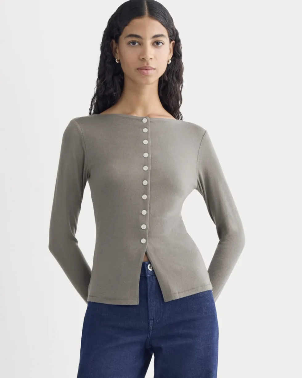 Button-Up Top in Butterluxe