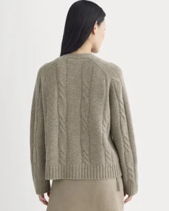 Cable Cardigan in Extrafine Luxe Merino