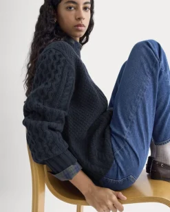 Cable Sweater in Luxe Merino