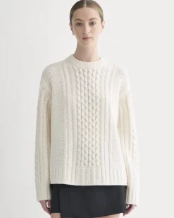 Cable Sweater in Luxe Merino