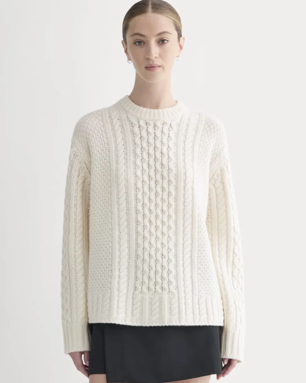 Cable Sweater in Luxe Merino