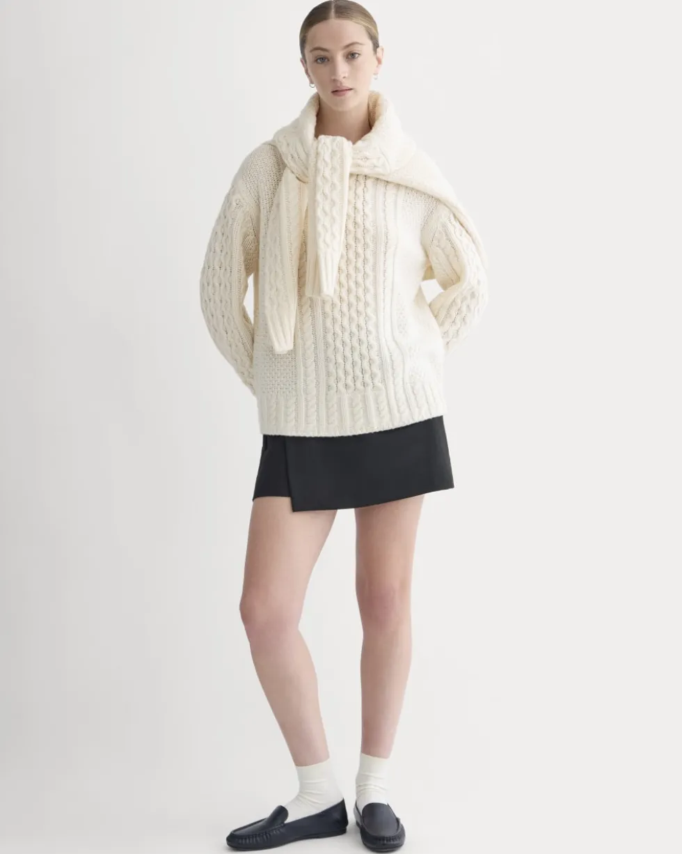 Cable Sweater in Luxe Merino