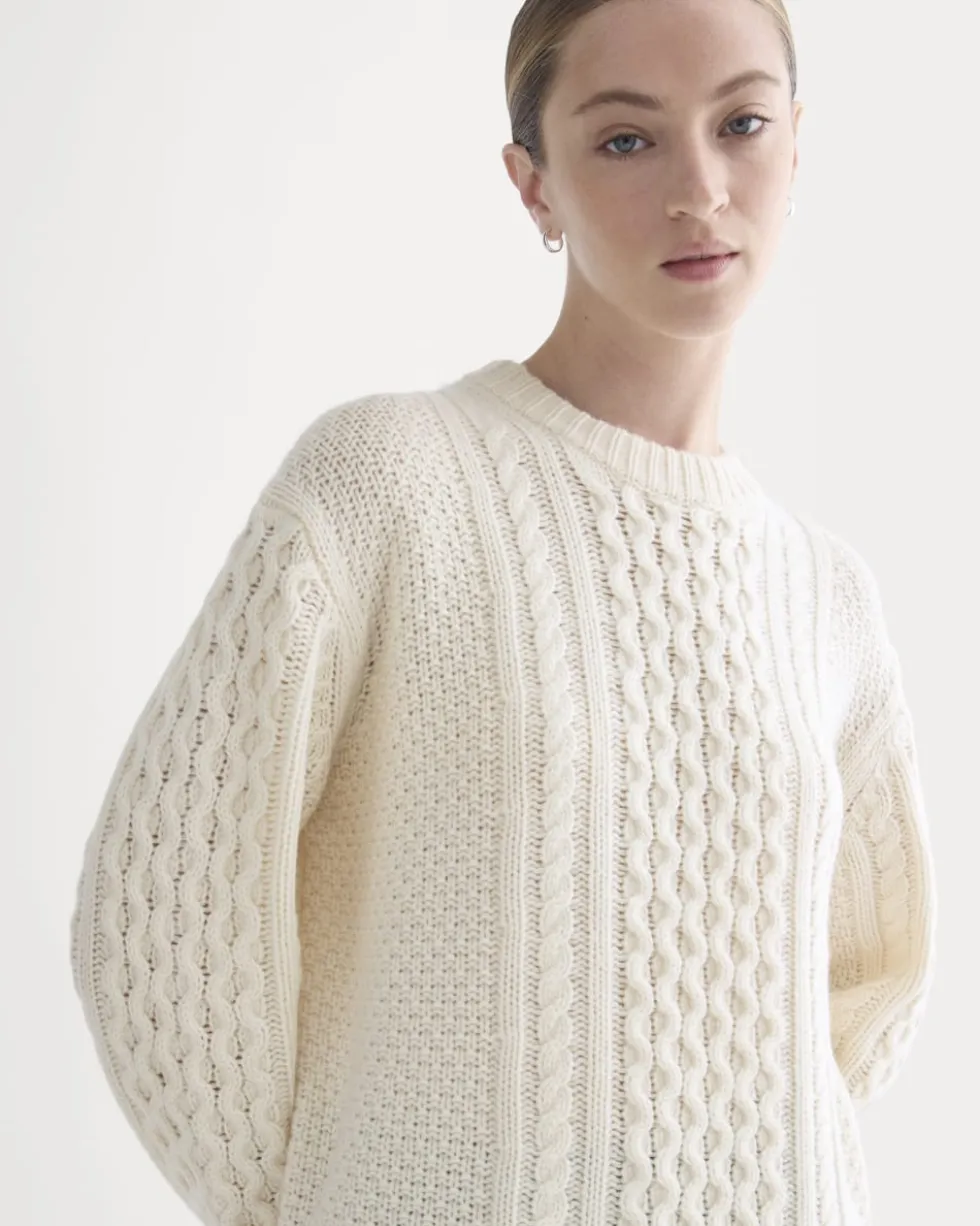 Cable Sweater in Luxe Merino