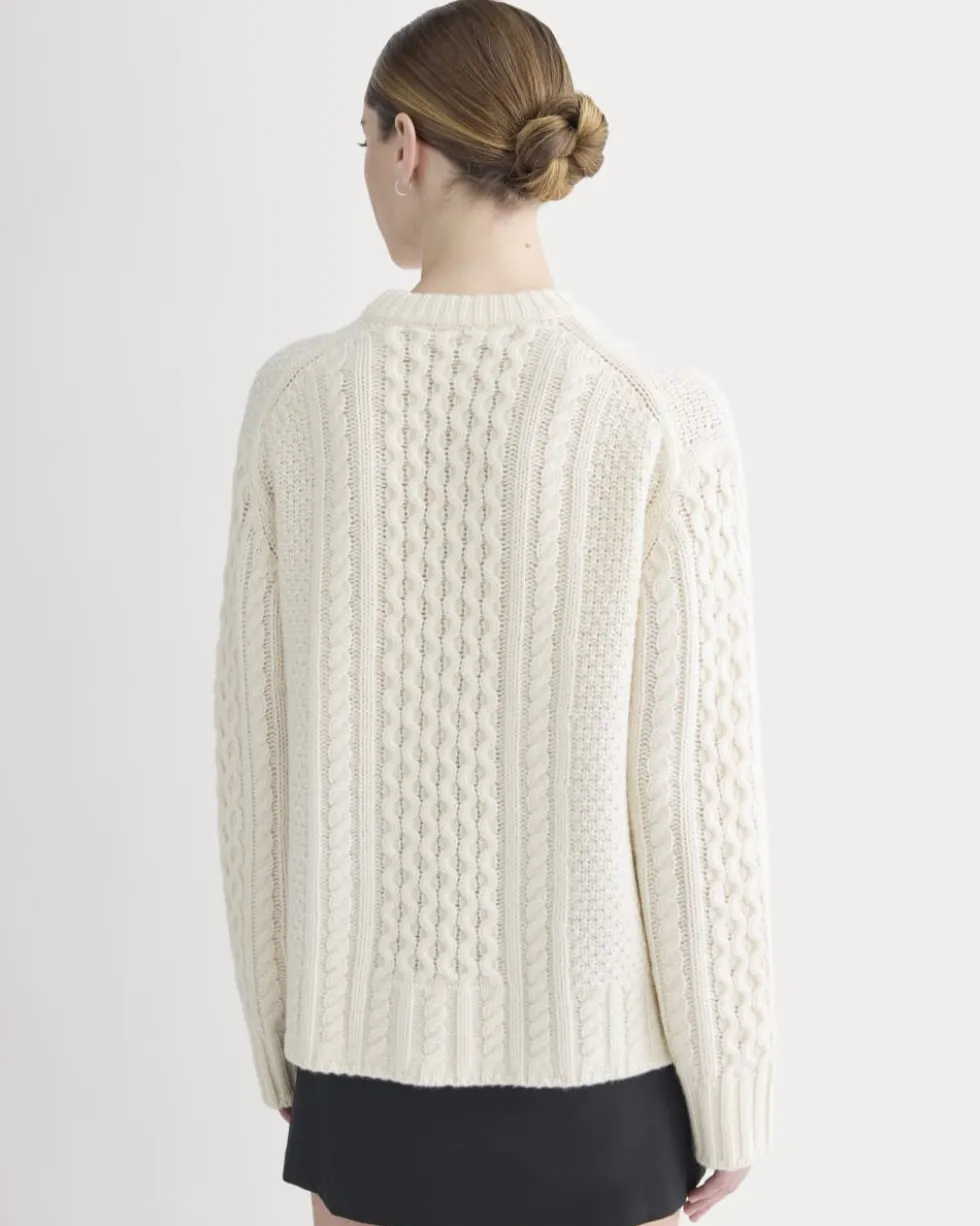 Cable Sweater in Luxe Merino