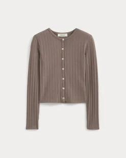 Cardigan in Pointelle