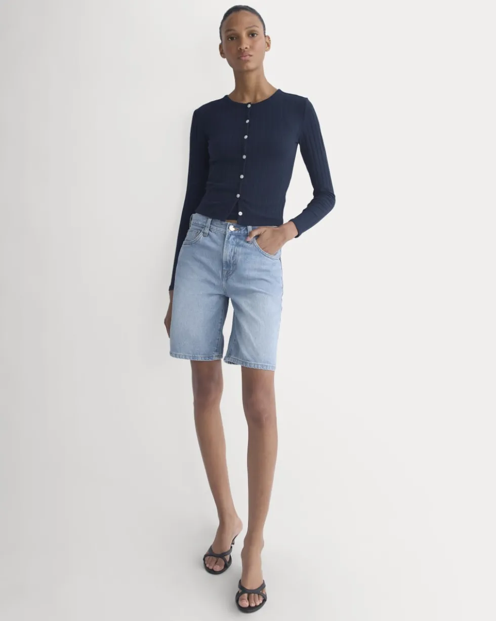 Cardigan in Pointelle