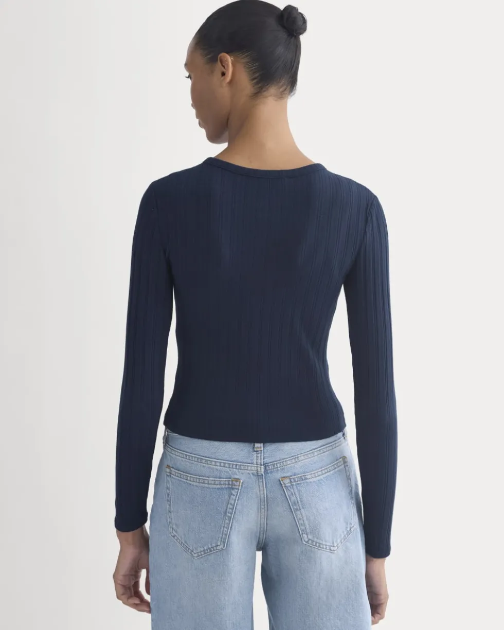 Cardigan in Pointelle