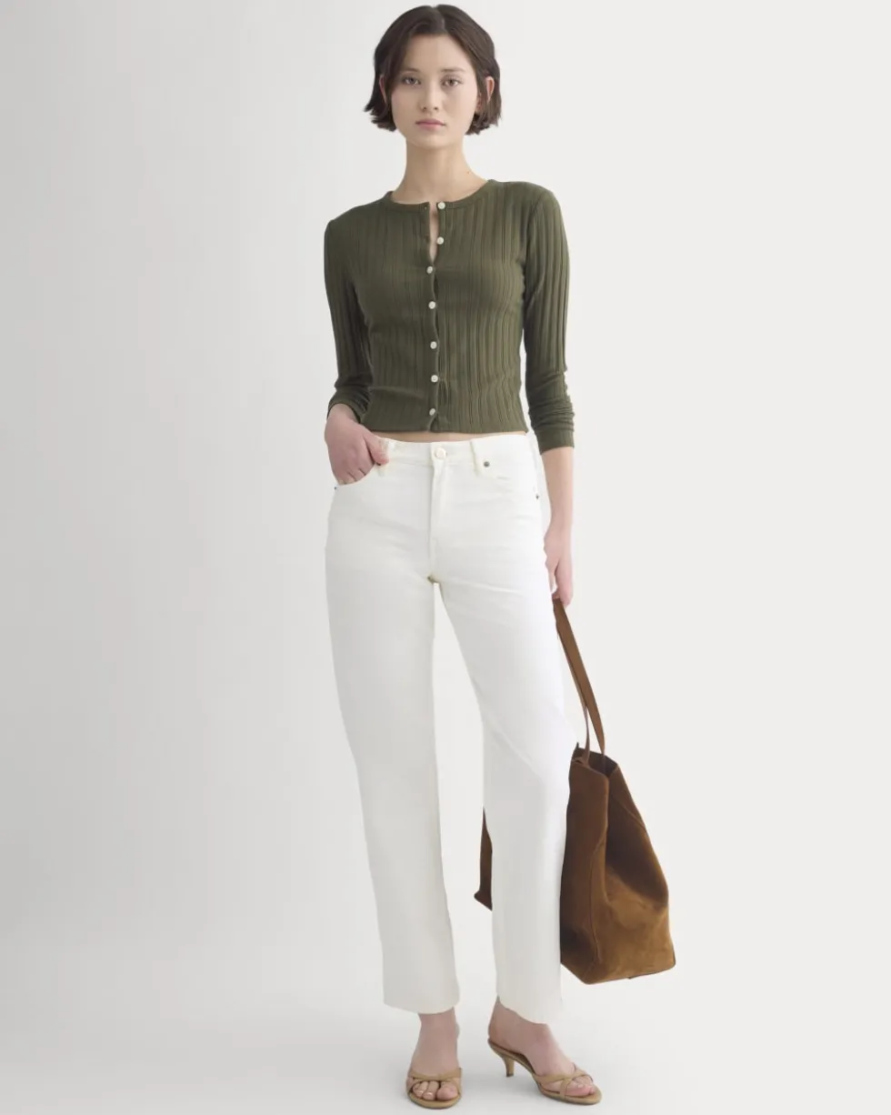 Cardigan in Pointelle
