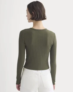 Cardigan in Pointelle