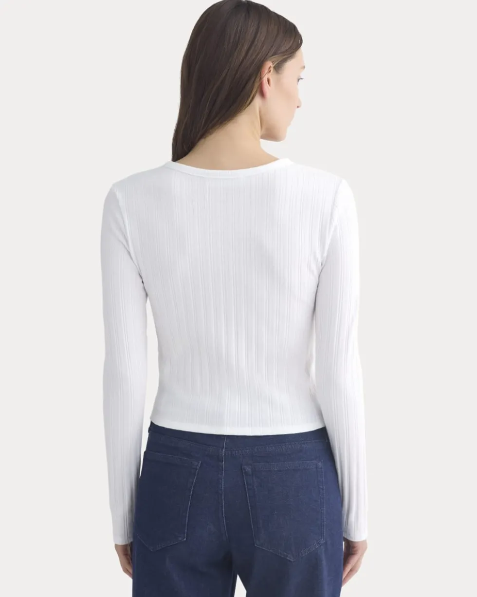 Cardigan in Pointelle