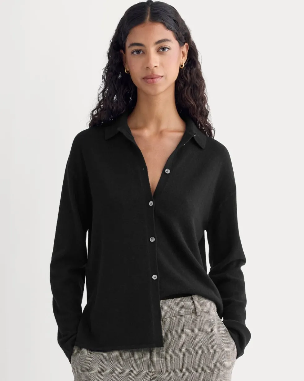 Cashmere Button-Up Shirt