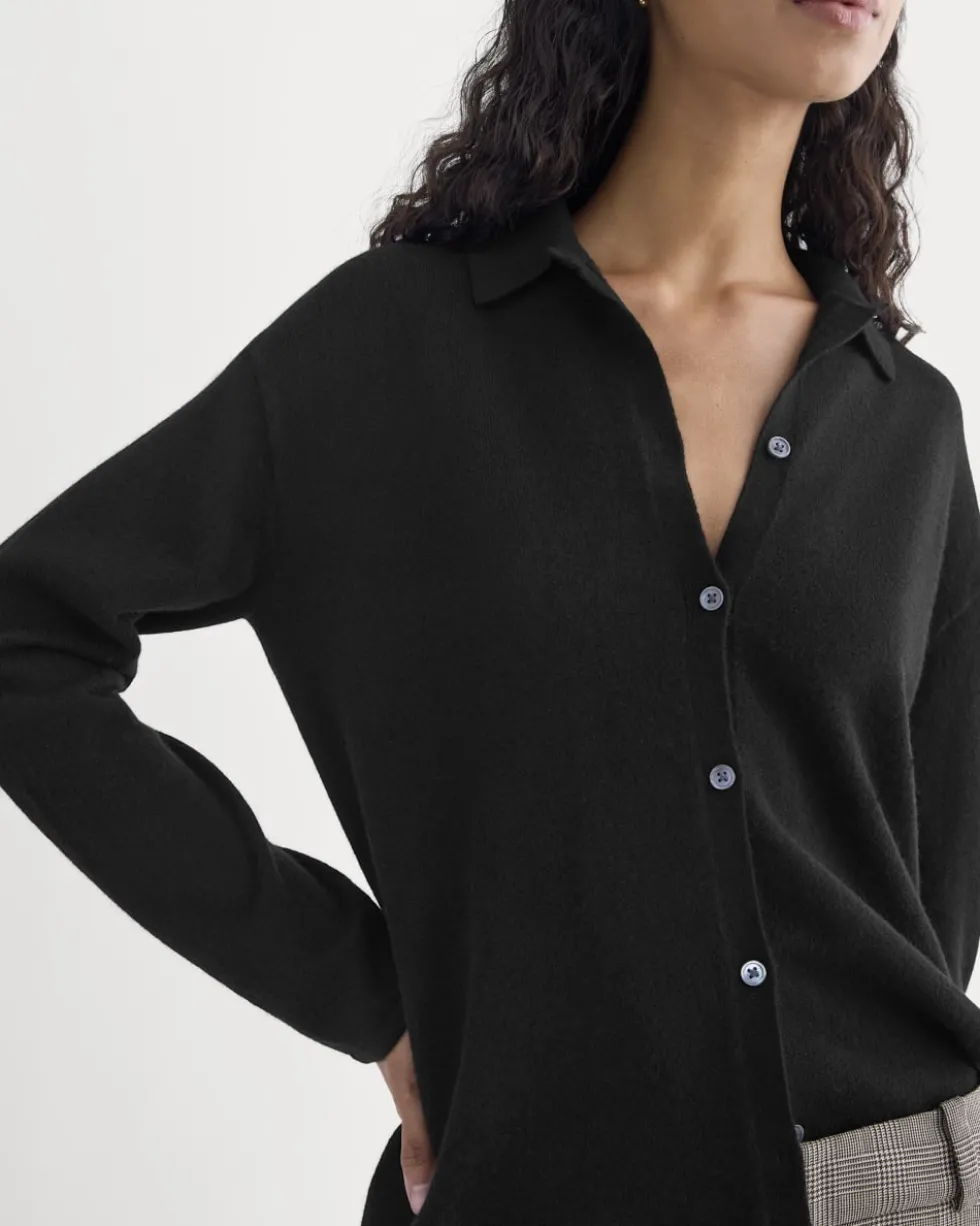 Cashmere Button-Up Shirt