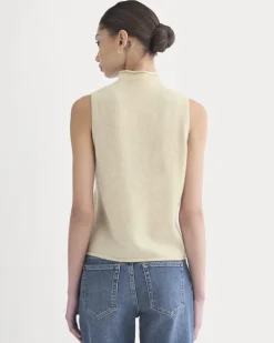 Cashmere Funnel-Neck Tank