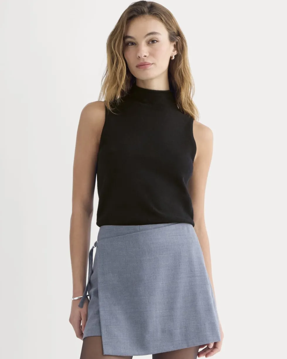 Cashmere Funnel-Neck Tank