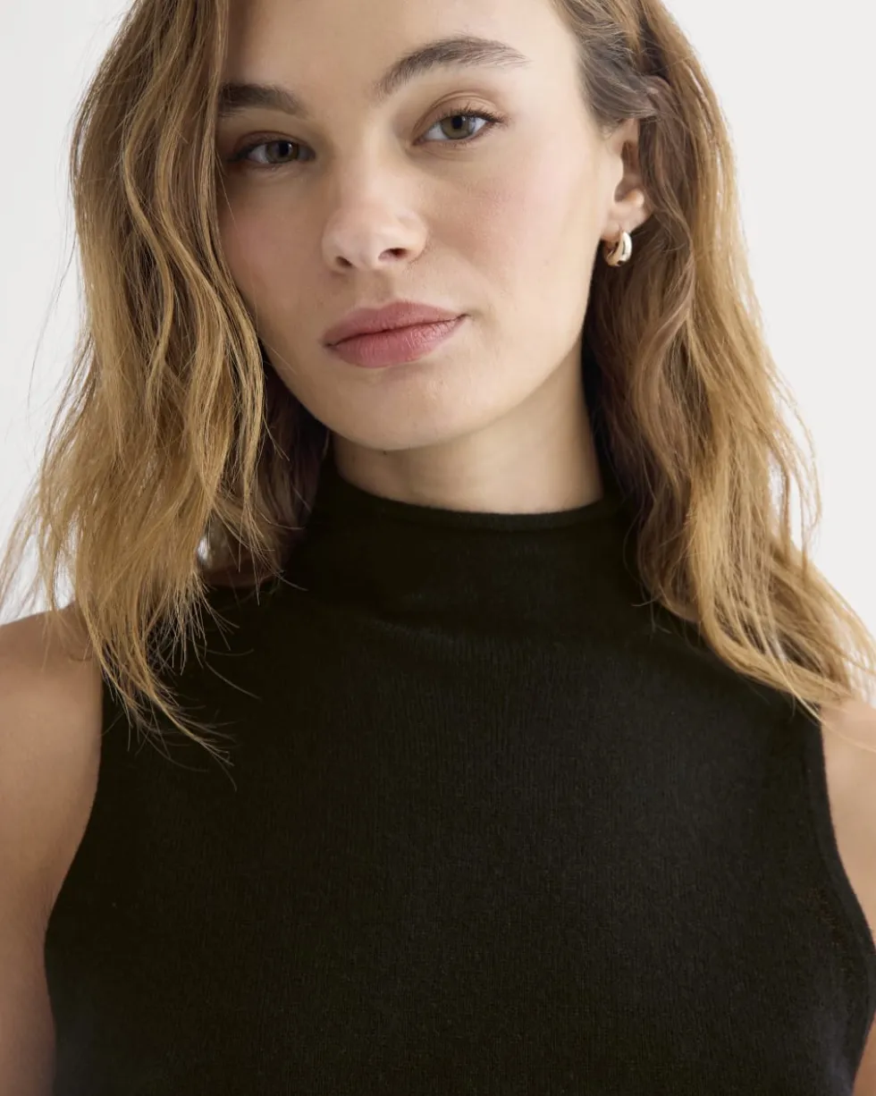 Cashmere Funnel-Neck Tank