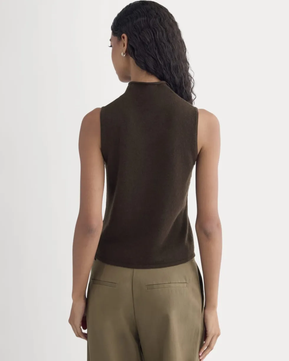 Cashmere Funnel-Neck Tank
