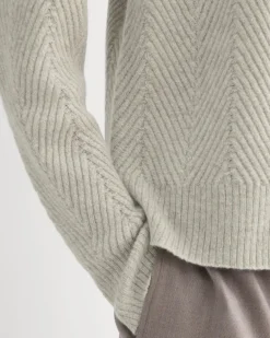 Cashmere Herringbone Sweater