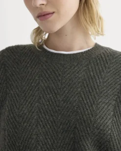 Cashmere Herringbone Sweater