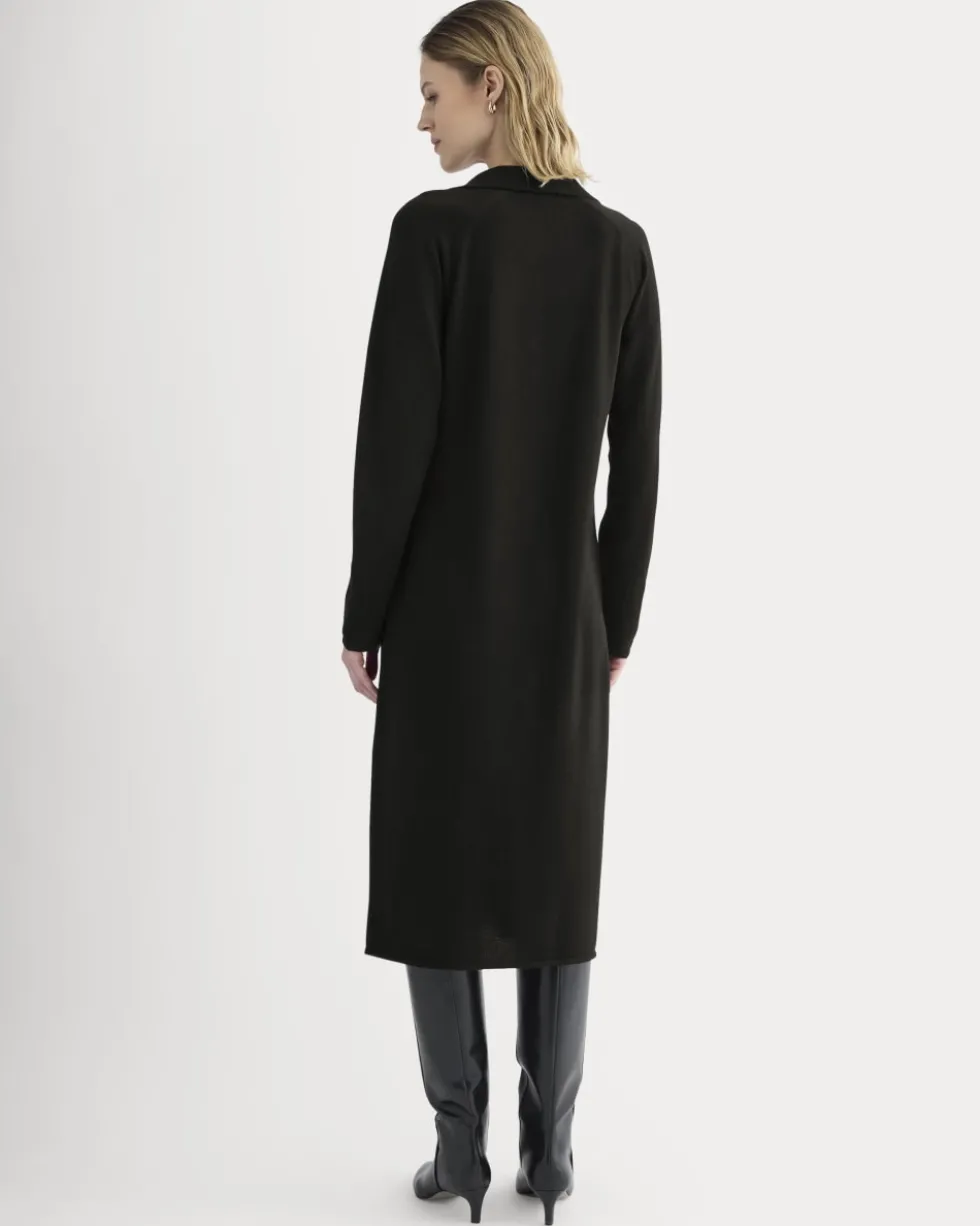 Cashmere Polo Midi Dress