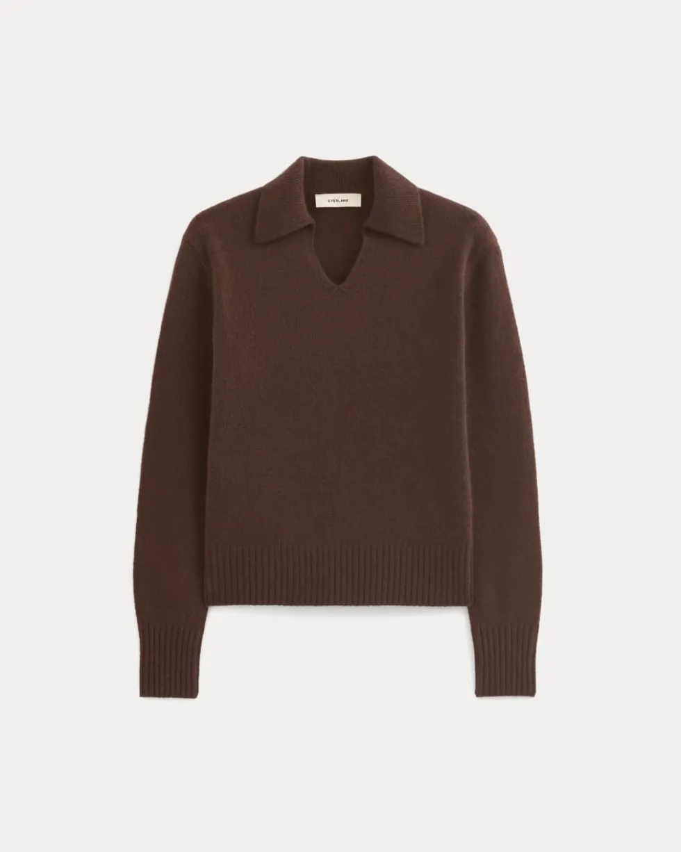 Cashmere Polo Sweater