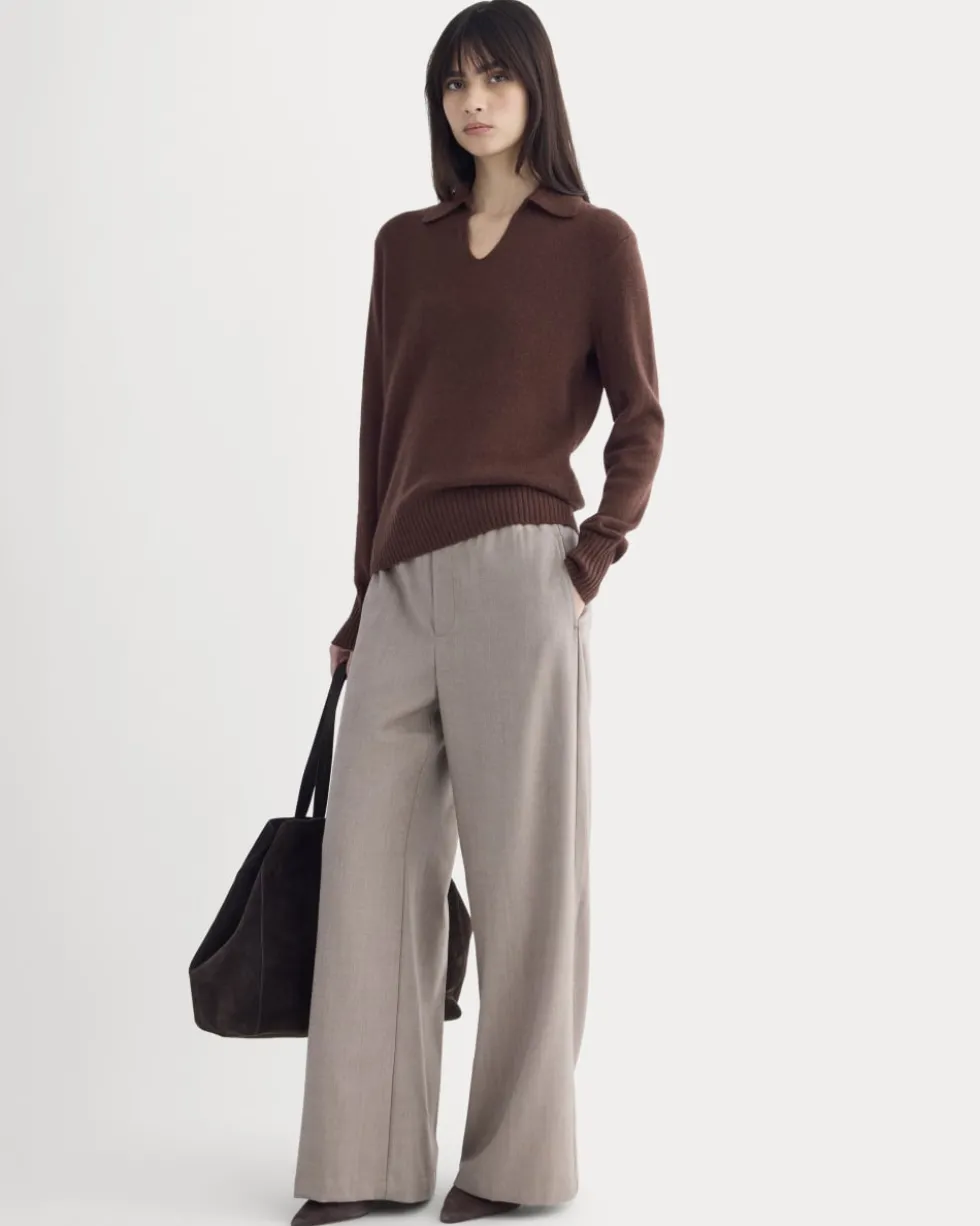 Cashmere Polo Sweater