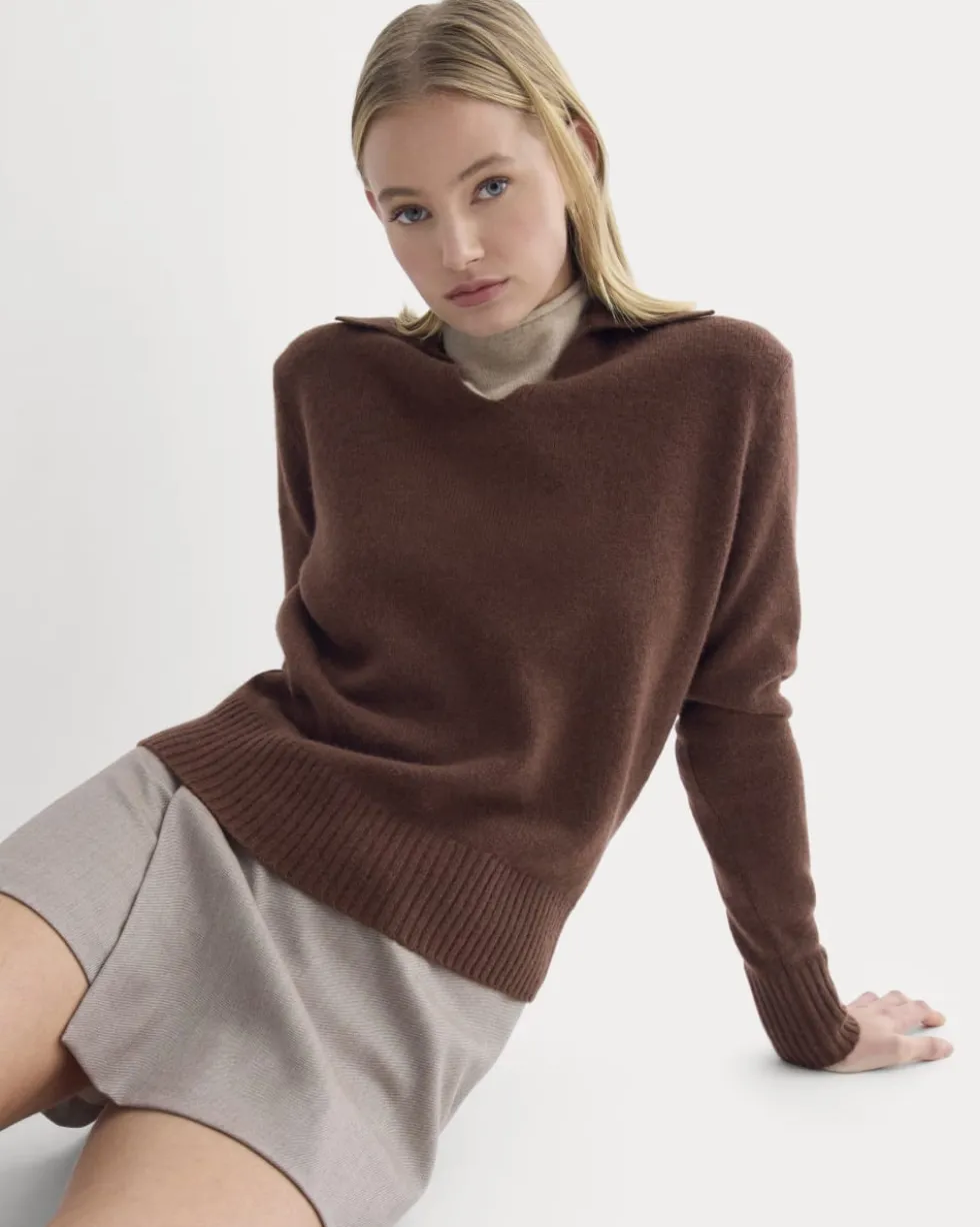 Cashmere Polo Sweater