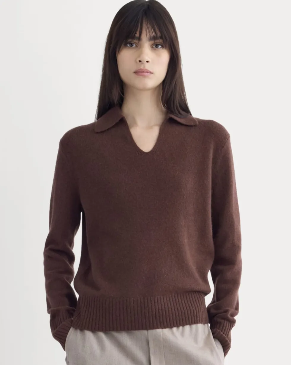 Cashmere Polo Sweater