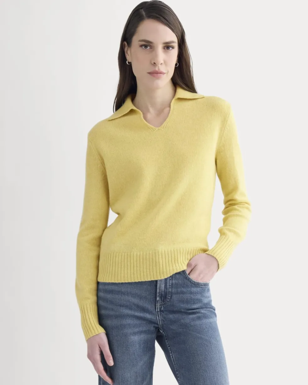 Cashmere Polo Sweater