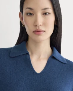 Cashmere Polo Sweater