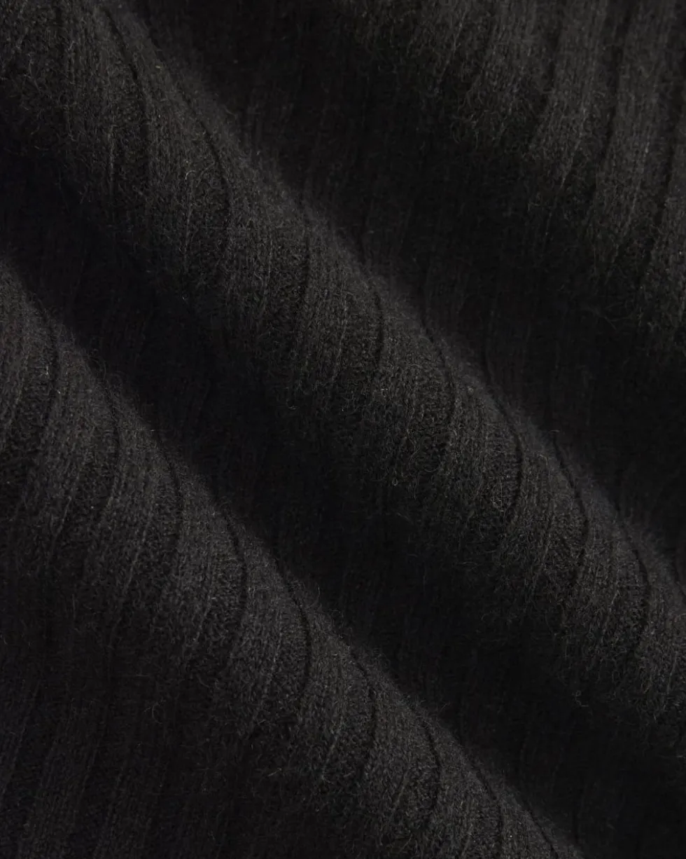 Cashmere Ribbed Boat-Neck Sweater