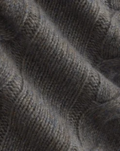 Cloud Cable V-Neck Sweater