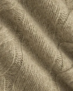 Cloud Cable V-Neck Sweater