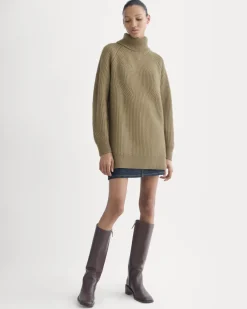 Cocoon Turtleneck in Wool Cashmere
