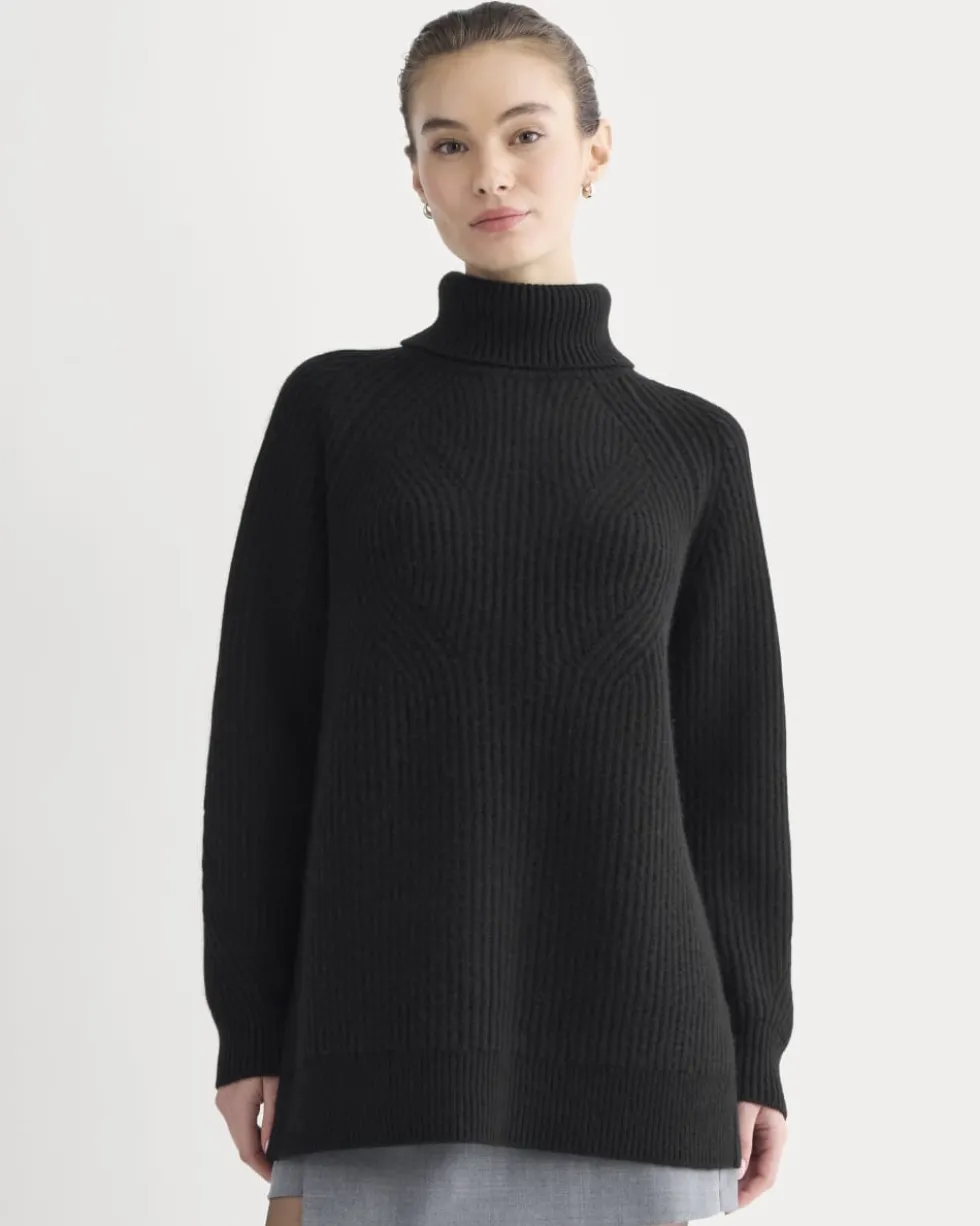 Cocoon Turtleneck in Wool Cashmere