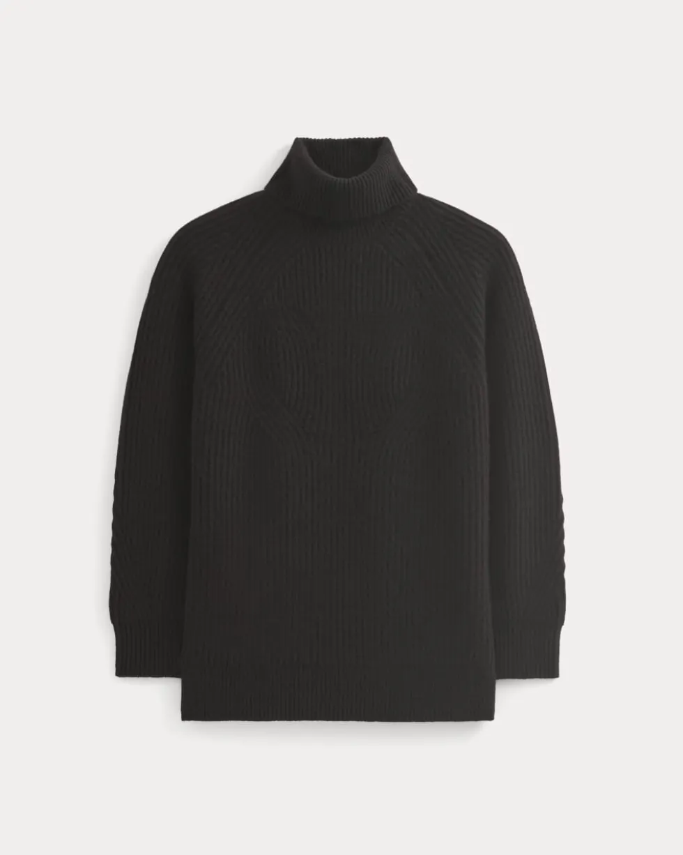 Cocoon Turtleneck in Wool Cashmere