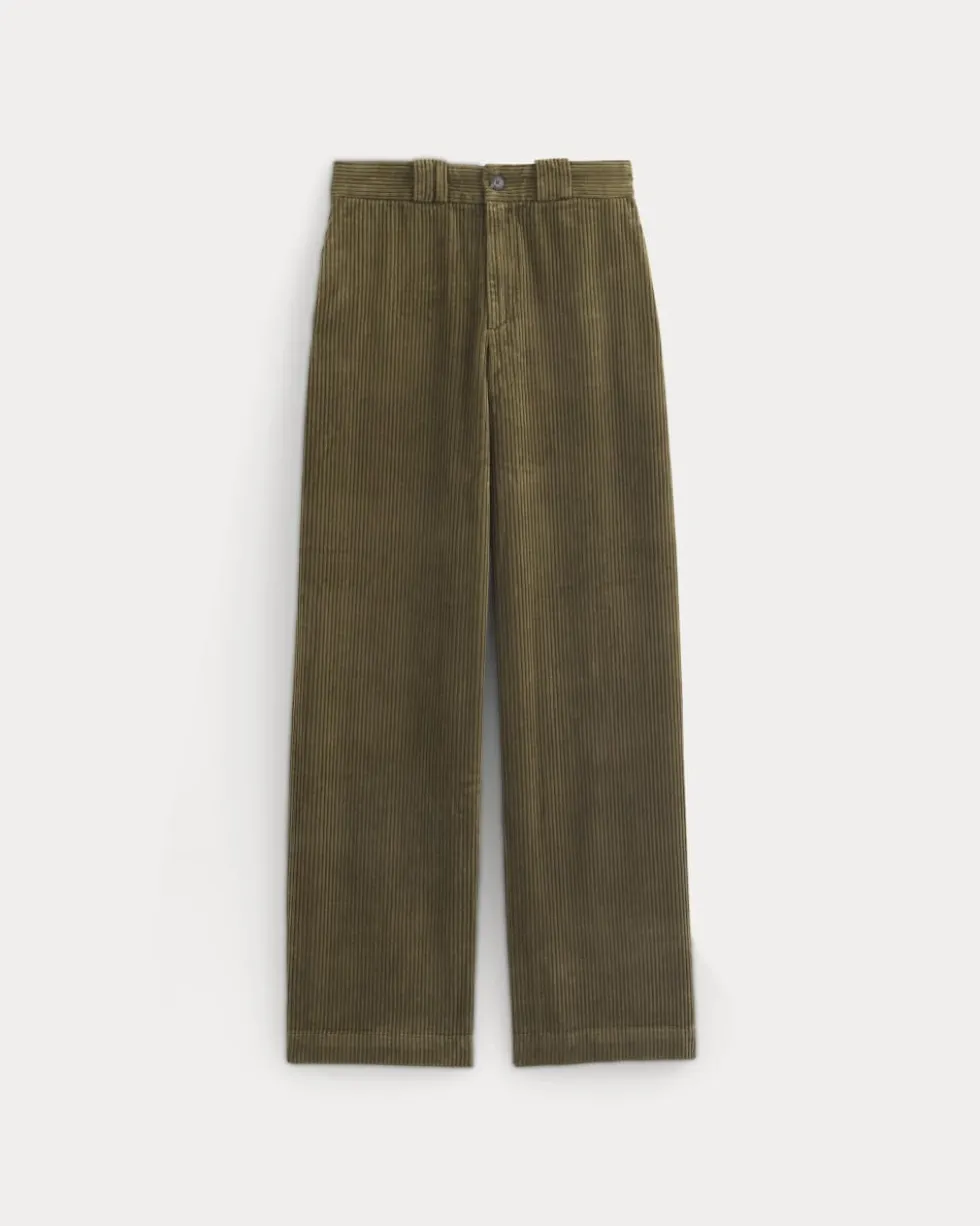 Corduroy Wide-Leg Trouser