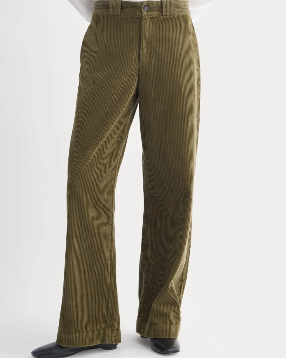 Corduroy Wide-Leg Trouser