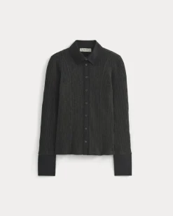 Cozy Rib Button-Up
