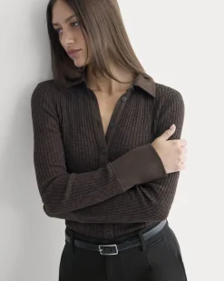 Cozy Rib Button-Up