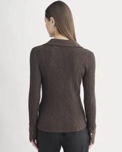 Cozy Rib Button-Up