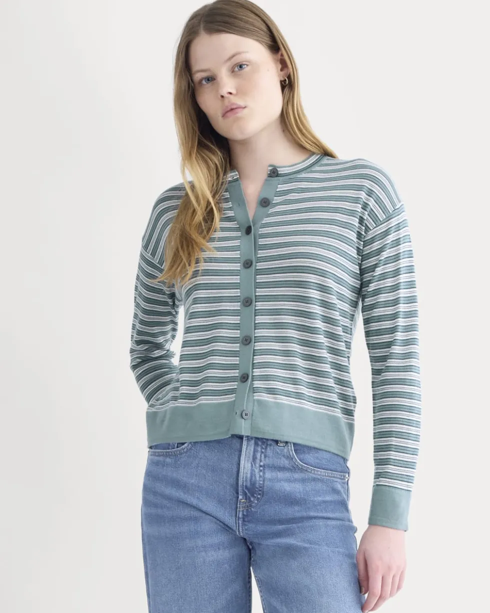 Crew Cardigan in Ultrasoft Merino