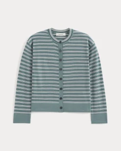 Crew Cardigan in Ultrasoft Merino