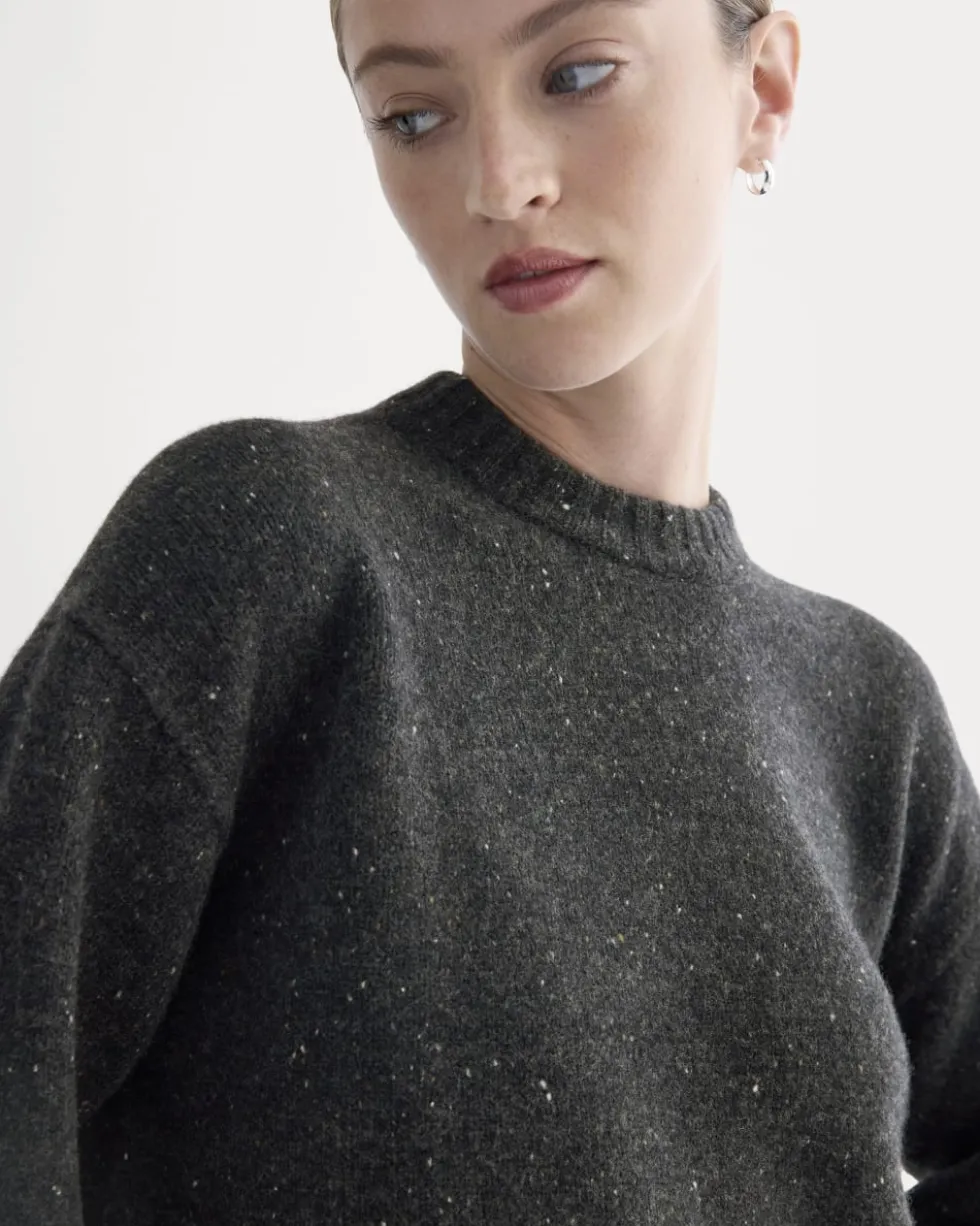 Cropped Boxy Crew in Luxe Merino